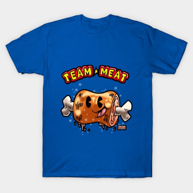 Team Meat T-Shirt by AJH designs UK